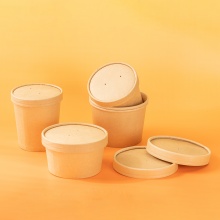 8oz 啡牛皮湯杯 (上口徑90x下口徑72x高60mm) (500個/盒)
